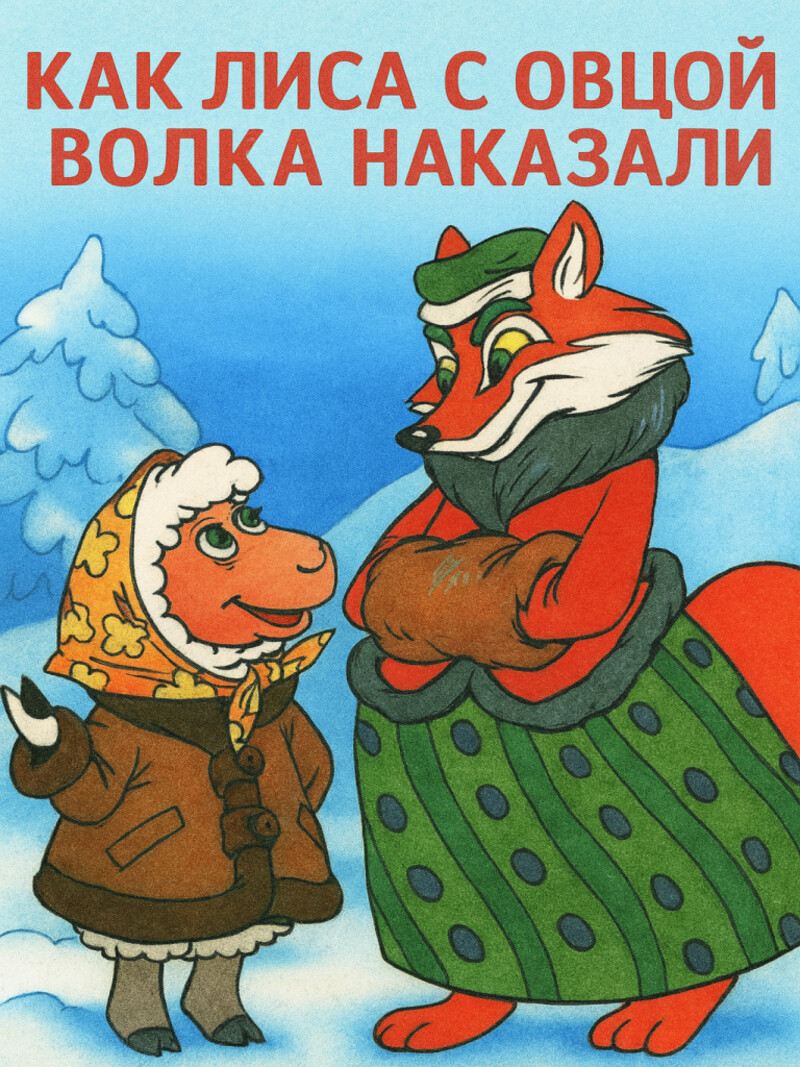 Аудиосказка «Овца, лиса и волк»