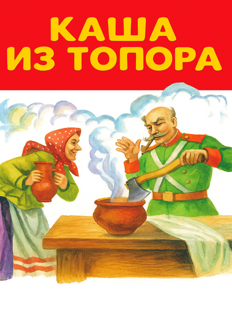 Каша из топора – русская народная аудиосказка