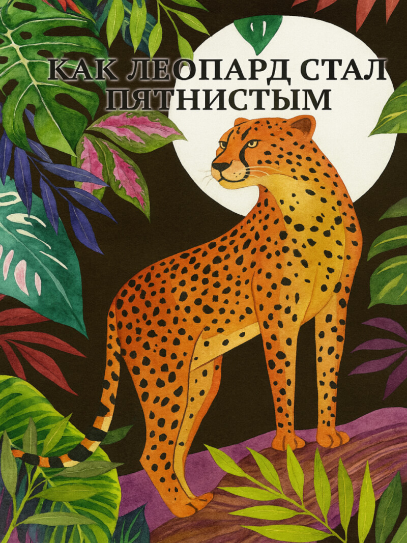 Аудиосказка «Как леопард стал пятнистым»