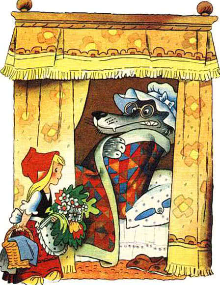 Рисунок к сказке красная шапочка шарль перро