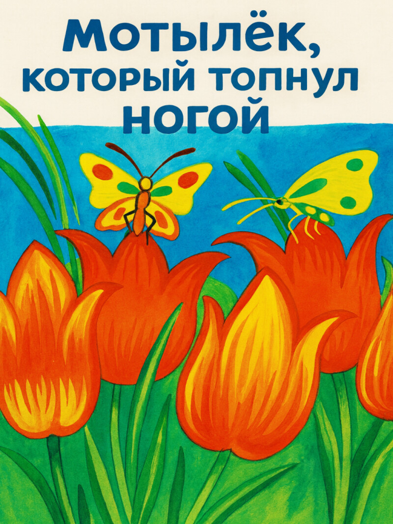 Аудиосказка «Мотылёк, который топнул ногой»