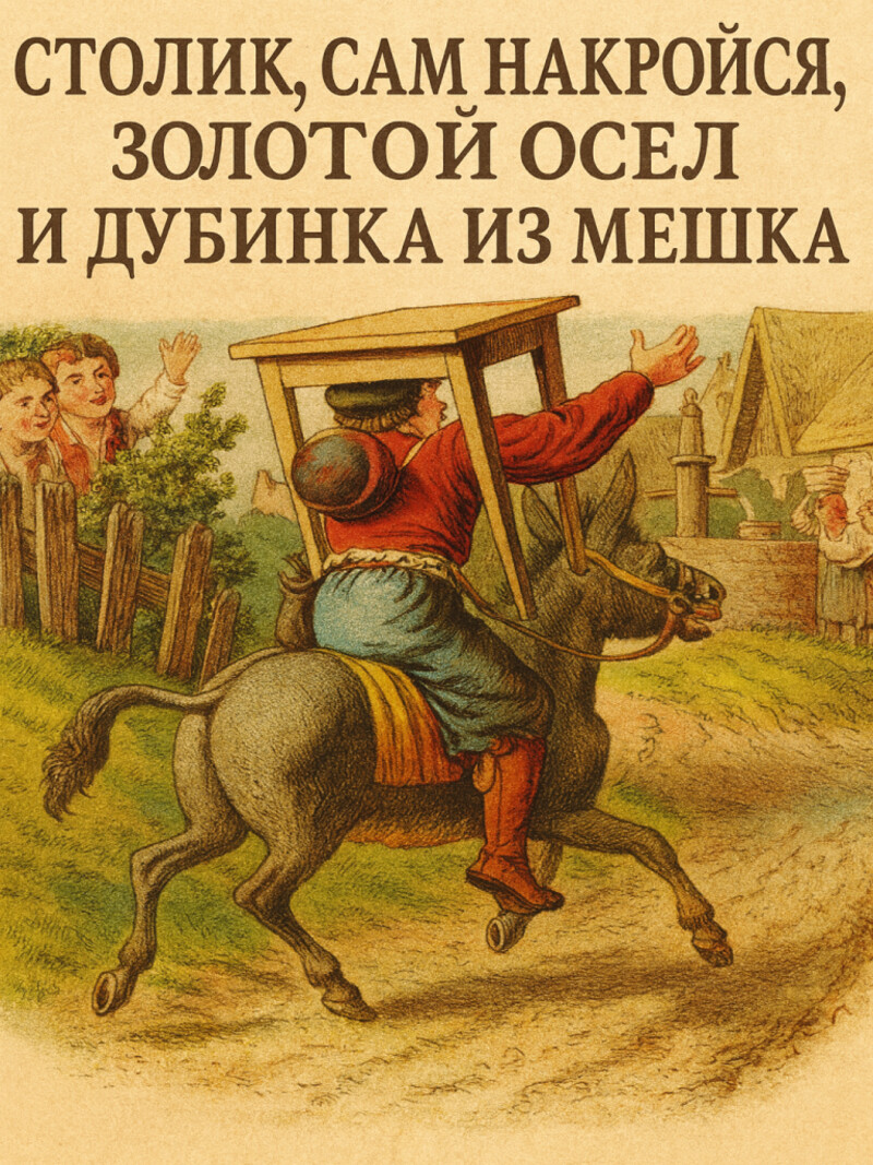 Столик, сам накройся, золотой осёл и дубинка из мешка – Братья Гримм&nbsp;(аудиоверсия)