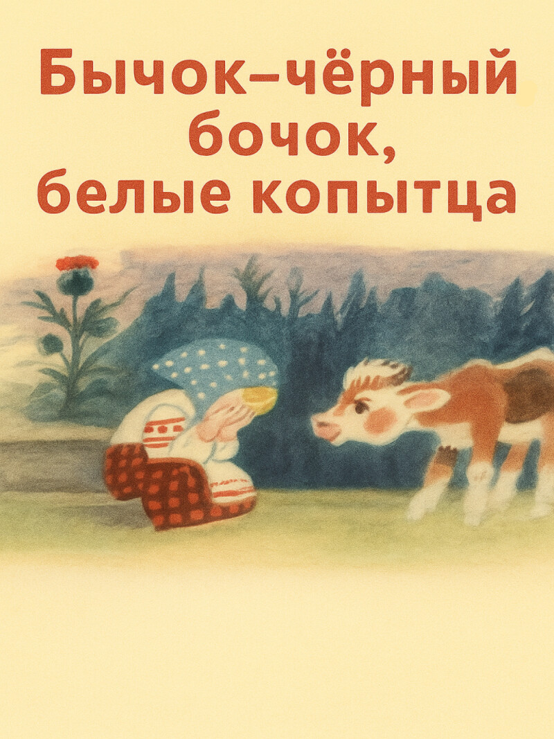 Бычок-чёрный бочок, белые копытца – русская народная аудиосказка