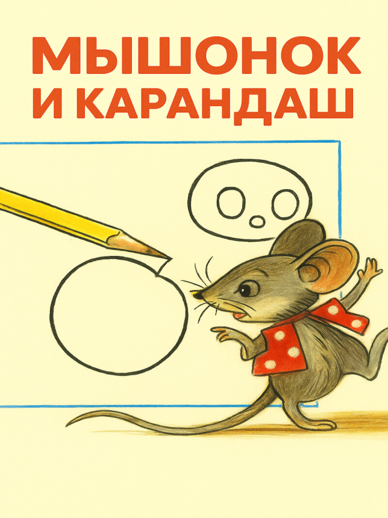 Аудиосказка «Мышонок и карандаш»