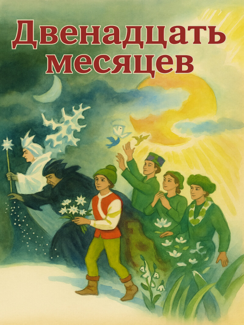 Двенадцать месяцев – аудиосказка по мультфильму
