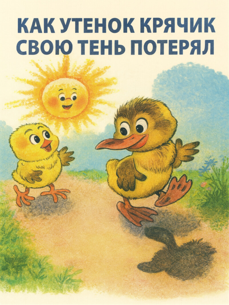 Аудиосказка «Как утенок Крячик свою тень потерял»