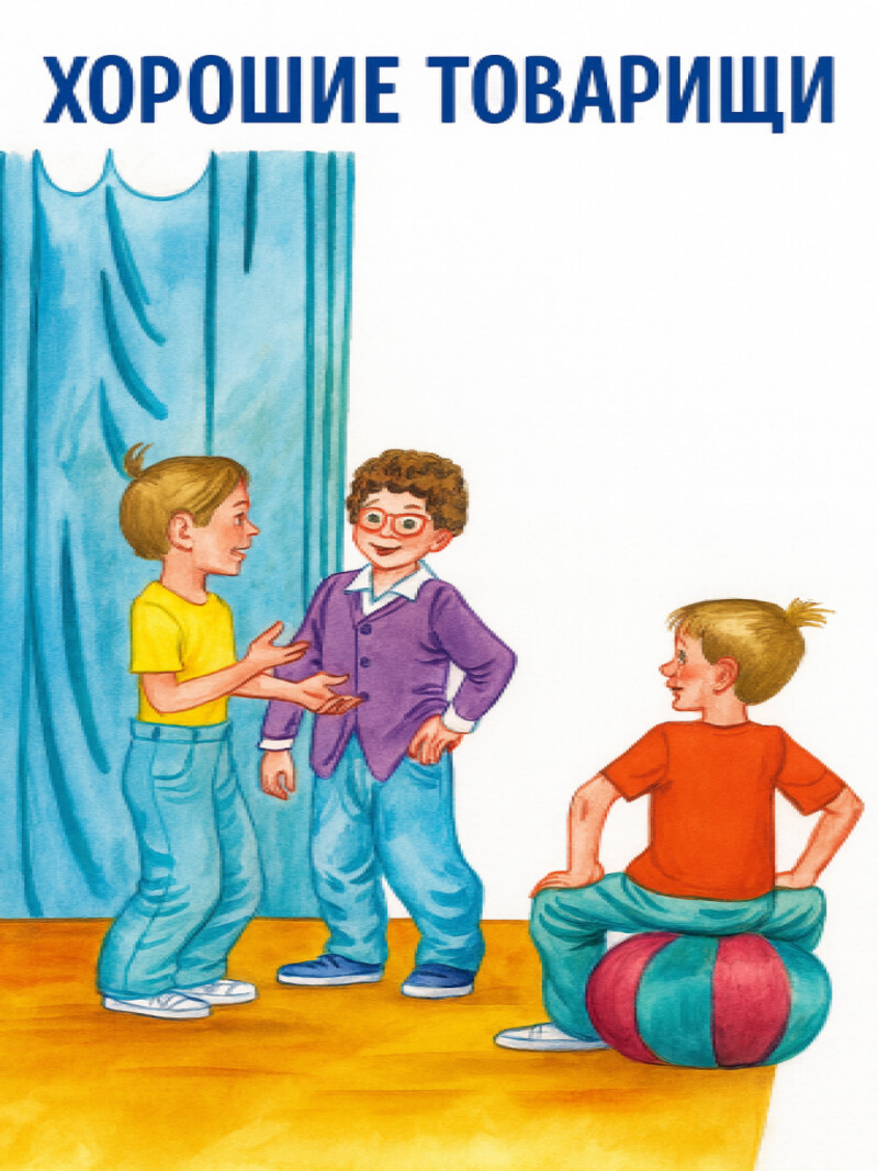 Аудио стих «Хорошие товарищи»