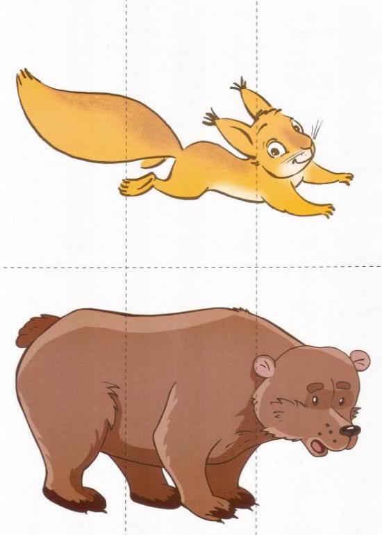 Картинки с дикими животными для детей распечатать