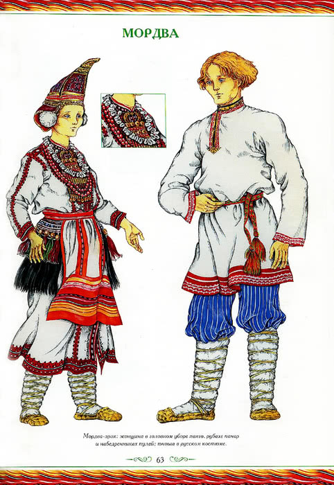 Народные костюмы поволжья марийский