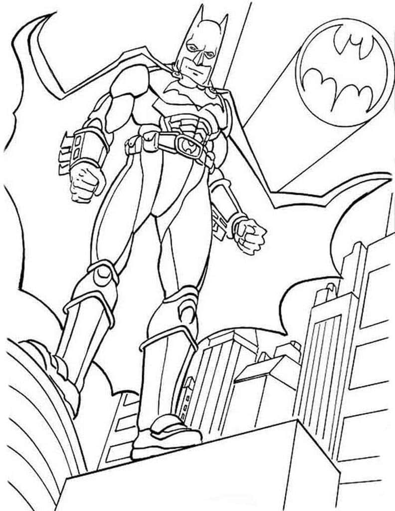 Раскраски Бэтмен (Batman) .