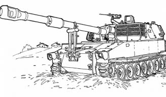 Раскраски Танки. Раскраски с боевыми танками и сражениями.
