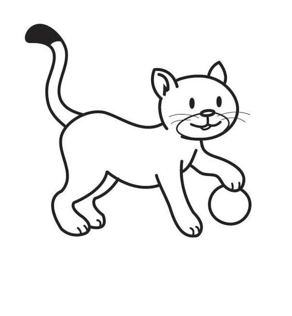 Нарисуй кота игра. Кошки. Раскраска. Раскраска кот. Кошка раскраска для детей. Котенок. Раскраска.