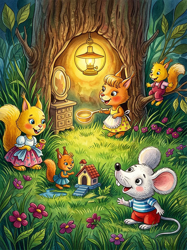 Сказка о невоспитанном мышонке (аудиоверсия)