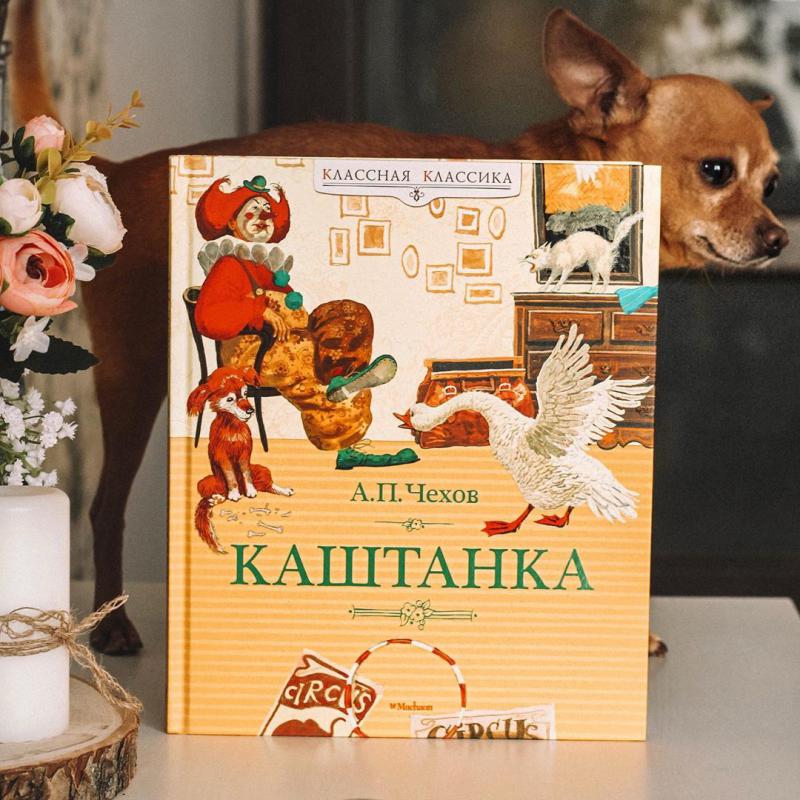 Фото книги каштанка чехов