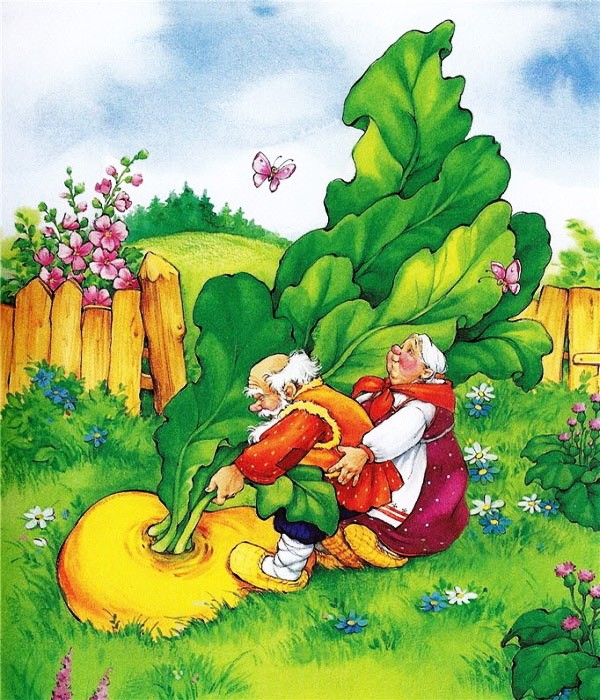 Картинка дедка из сказки репка для детей