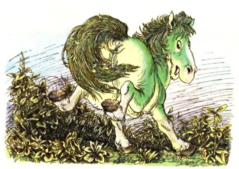 Зеленая Лошадь Фото