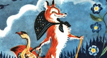Лисичка со скалочкой — русская народная сказка