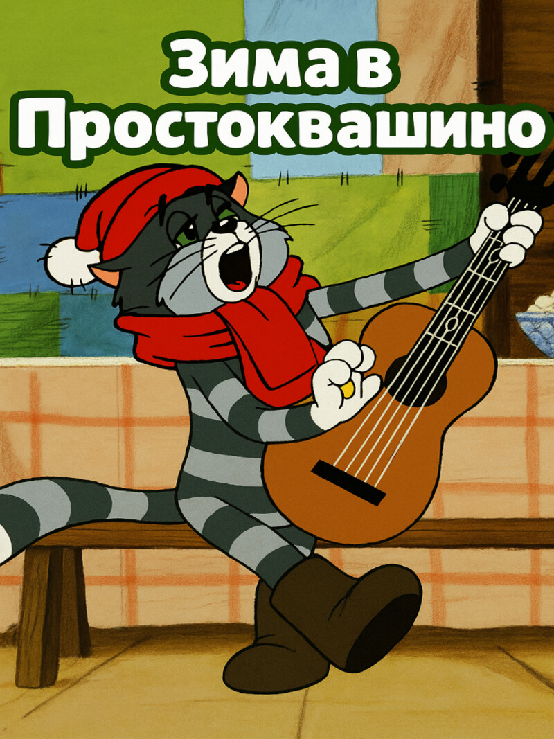 Зима в Простоквашино — аудиосказка по мультфильму