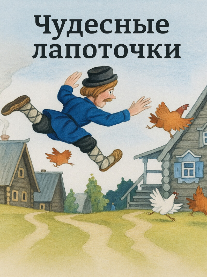 Чудесные лапоточки – русская народная аудиосказка