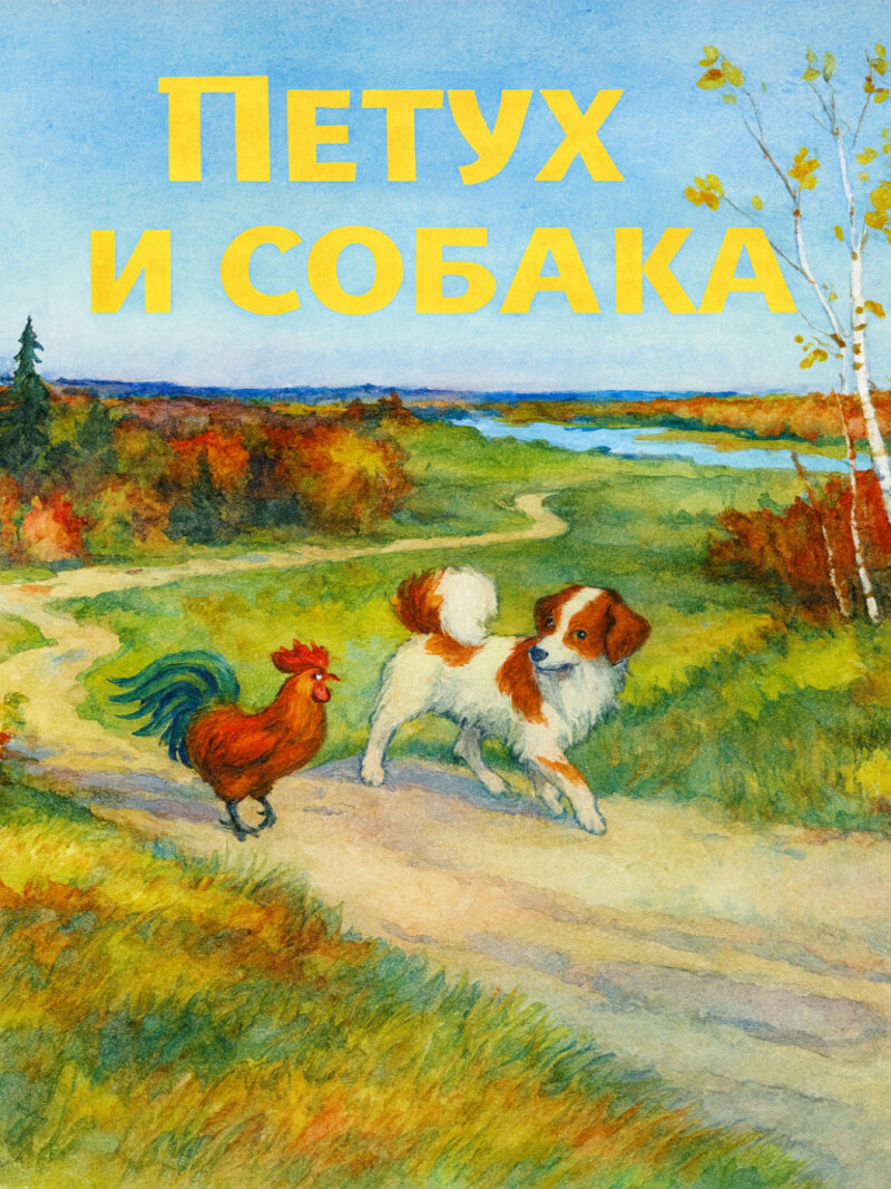 Аудиосказка «Петух и собака»