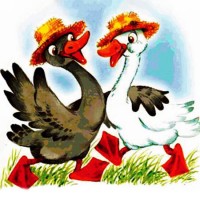 Два веселых гуся - песня из мультфильма