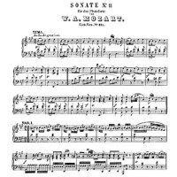 Соната для фортепиано №11 - Вольфганг Амадей Моцарт