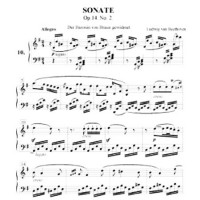 Соната №14 Allegretto & Trio - Людвиг ван Бетховен