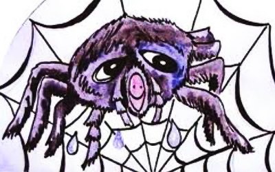 Рисунок к сказке мафин и паук 2 класс школа россии
