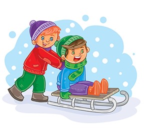 Short poems about winter and New Year for kids 3-4 years old