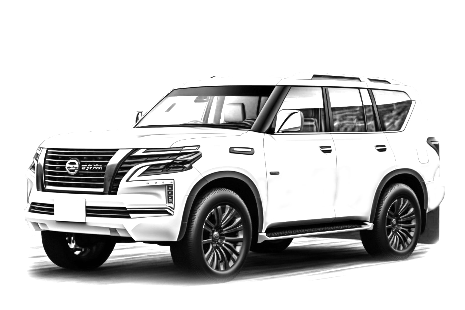 Nissan Patrol раскраска для детей