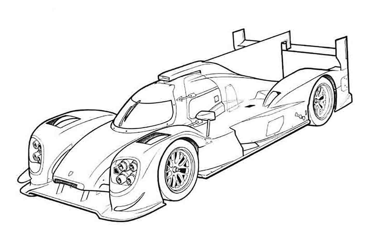 Гоночная машина Порше 919