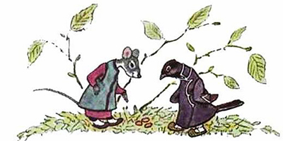 Мышь и воробей