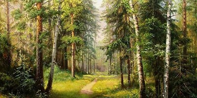 Лес