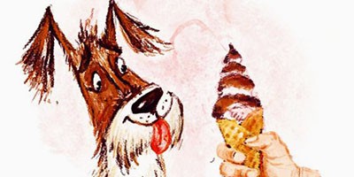 Хитрая ворона и пёс