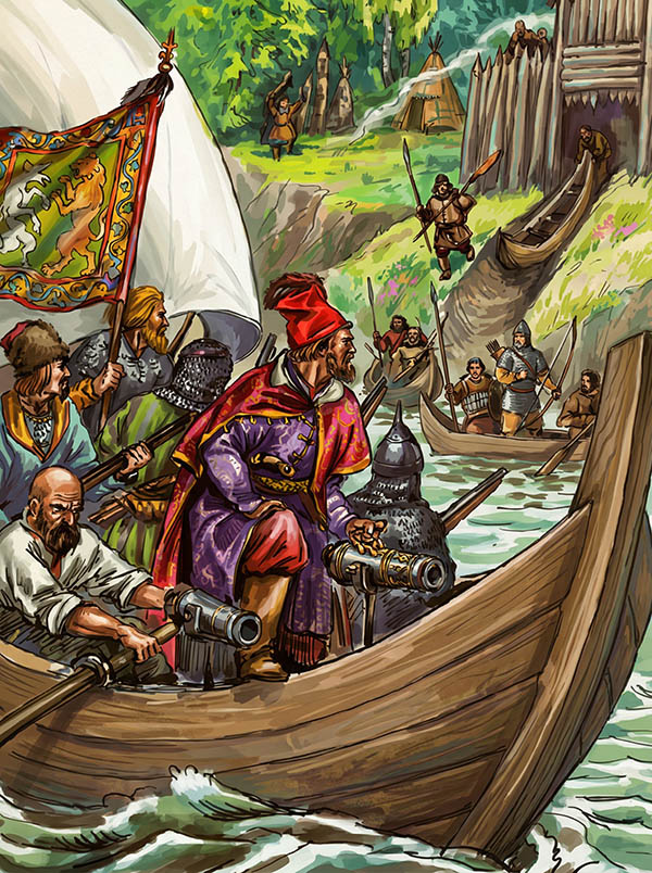 Легенда о покорении Сибири Ермаком – русская народная аудиосказка