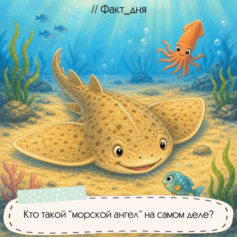 Морской ангел-хищница скватина