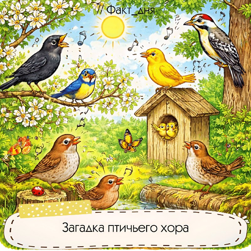 Птичий язык и песни